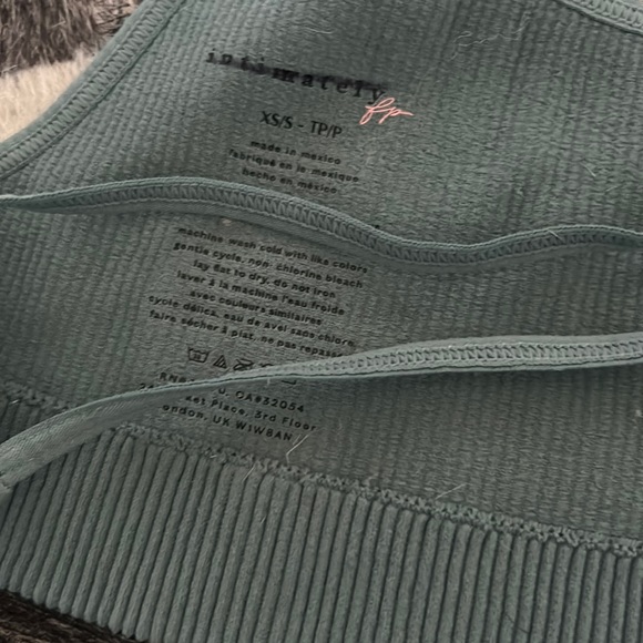 NWT intimately fp backless bralette in green‎ - Picture 5 of 5